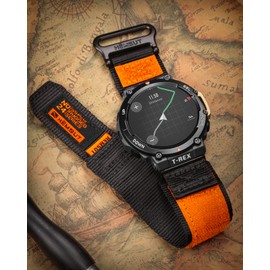 torbollo Watch Bands Compatible with T-Rex 2, Soft Sport Hoop and Loop Wide Strap Adjustable Wristbands Replacement