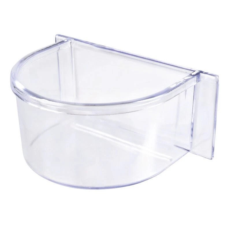 Mcage 4 of Bird Parrot Cage Seed Water Food Feeder