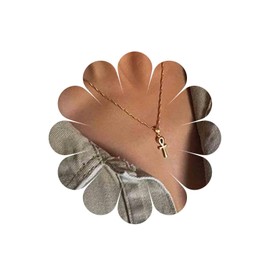 Allereya Vintage Feminist Necklace Gender Symbol Pendant Necklace Gold Feminist Hallmarked Necklace Choker Gold Minimal Necklace Jewelry for Women and Girls (Gold)