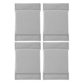 VILLCASE 4 Pcs Camera Bag Divider Camera Case Divider Camera Bag Divider Camera Bag Accessories Camera Bag Insert Pad Fiber Fleece Grey