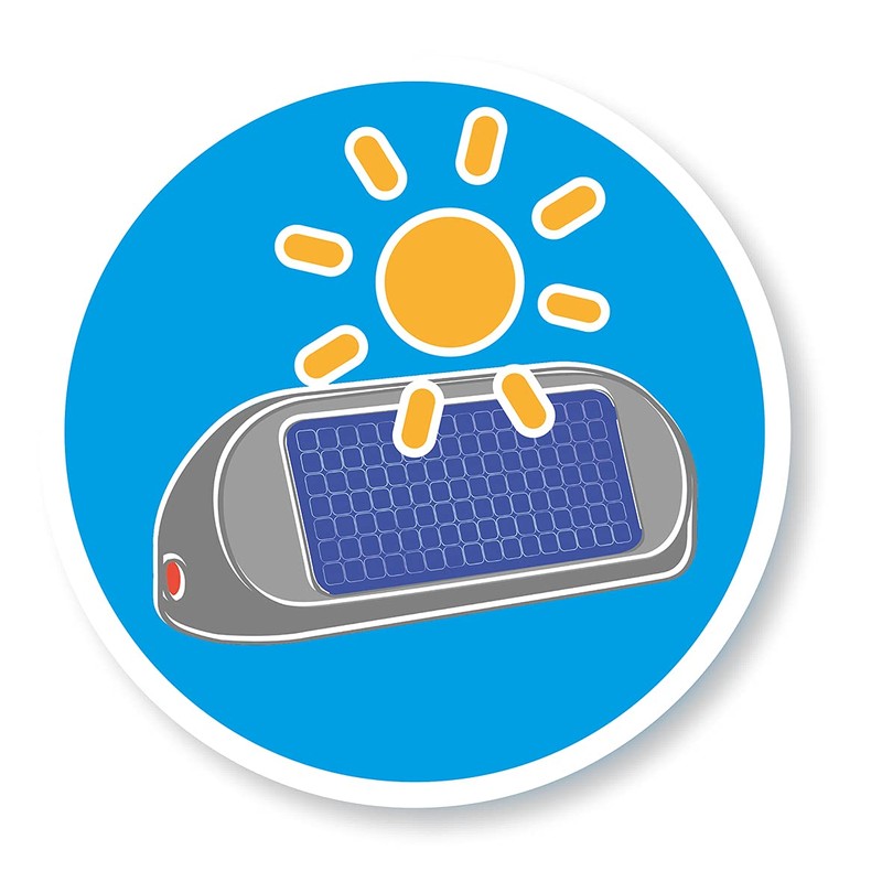 Smoby - Solar Light with Carry Handle - Playhouse Accessory,