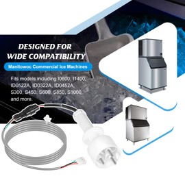 000016053 Ice Water Level Sensor Probe Kit with Harness Replacement for Manitowoc Commercial Ice Machines, Compatible with I0600, I1400, ID0522A, and More Models – Premium Ice Maker Parts