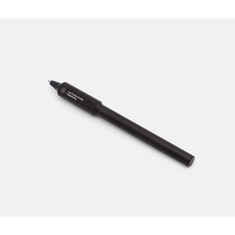 HMM Handcrafted Plummet Aluminium Ballpoint Pen - Black