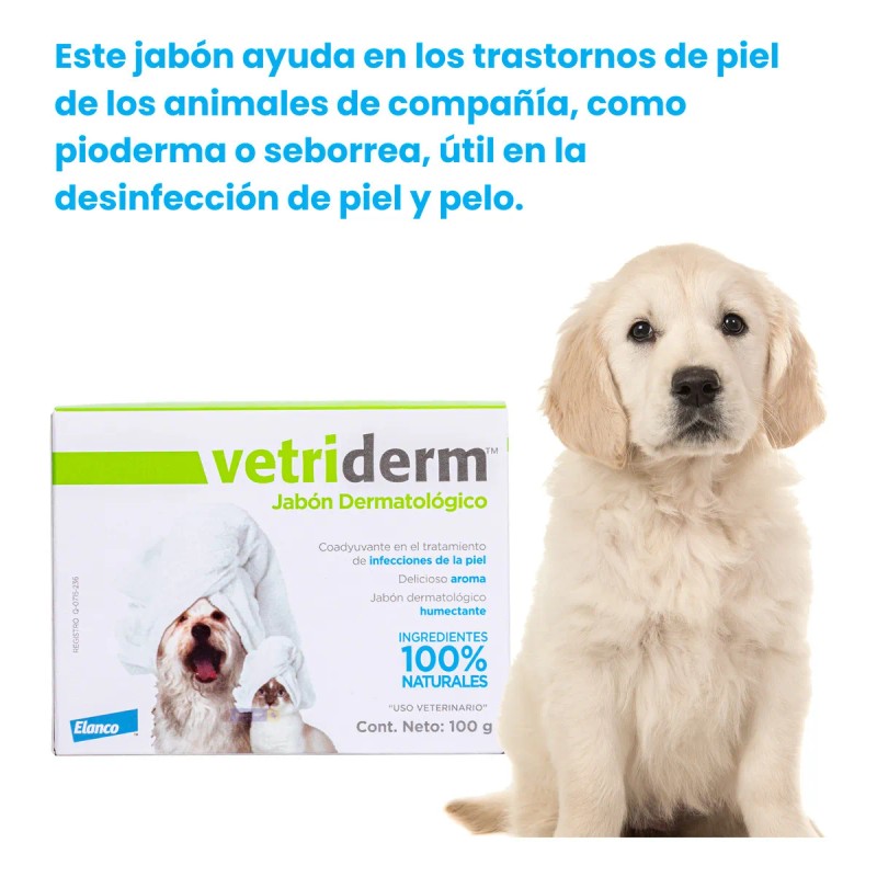 Vetriderm Bayer Jabón Dermatológico