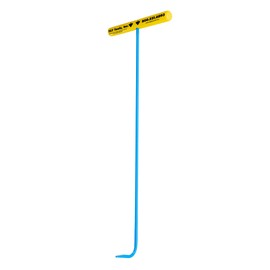 T&T Tools Handy Hook Lifting Tool – 42 Inch Single Hook End Made with 3/8" Steel - Heavy Duty Lifting Hooks, Lift Manhole Covers, Storm Drain Cover Rigid Steel Tool Hook for Moving Lifting and Pulling