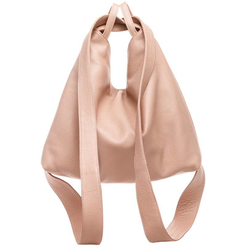 Caspar TL786 Women's Leather 2 in 1 Shoulder Bag Backpack,