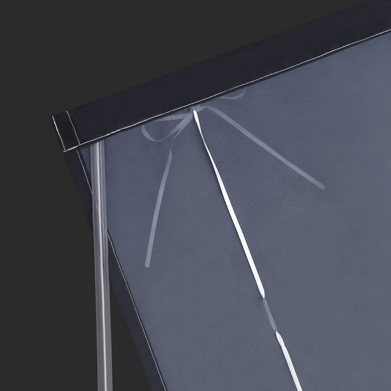 ESLIR Roman Blind No Drilling Required Transparent with Eyelets Colour