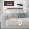 Aucrovee Soft Plush Faux Fur Couch Cover, Fluffy Non Slip