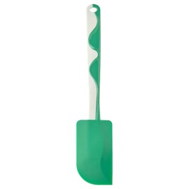 IKEA 10" Green Silicone Spatula Heat Resistant for Non Stick Cookware Rubber Scraper - 1 Spatula