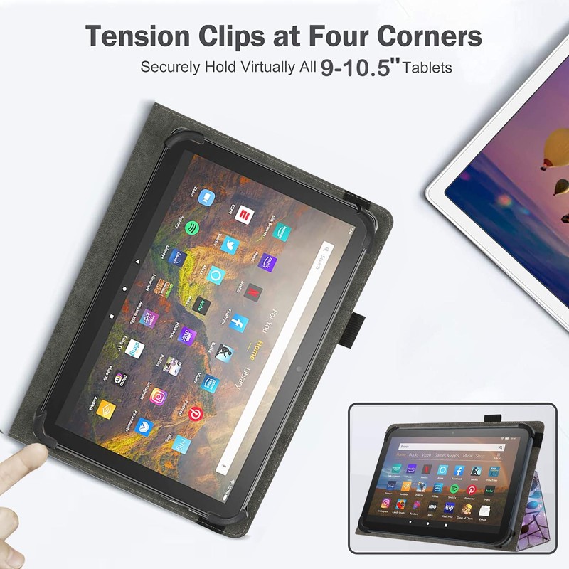 Pudiceva Universal 10 10.1 Inch Android Tablet Case,Slim Folding Stand