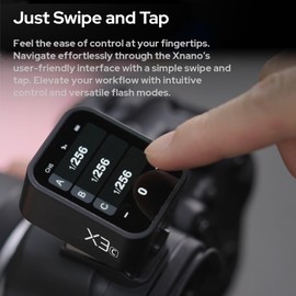 GODOX X3-C X3C Trigger TTL 2.4G Wireless Flash Trigger Autoflash 32 Channels 16 Groups with OLED Touchscreen Multiple Flash Modes USB Port Compatible with Canon Cameras