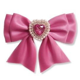 Pen Light Ribbon 【Heart】Oshi Color Fan Pen Light Ribbon Oshikatsu Itabag Deco (Heart Part/Rose Pink)