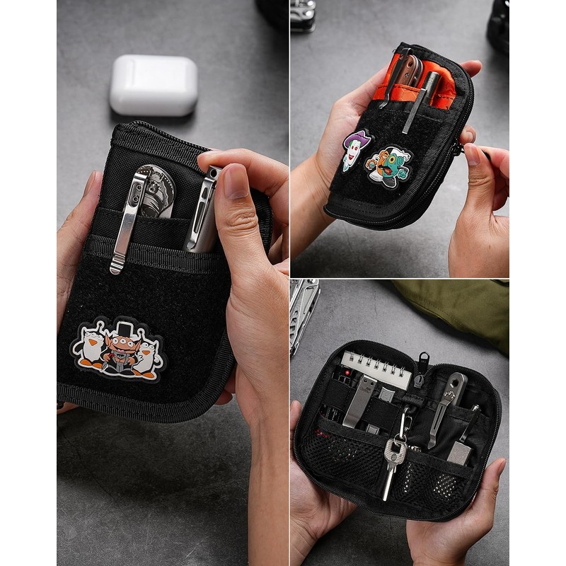 VIPERADE VE10 Small EDC Pocket Pouch, EDC Organizer Pouch for