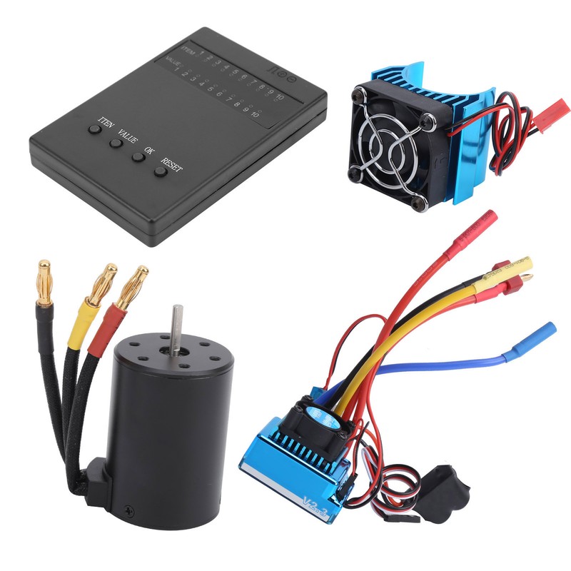 3650 Motor 2300KV+ 120A Brushless ESC + Program Card +