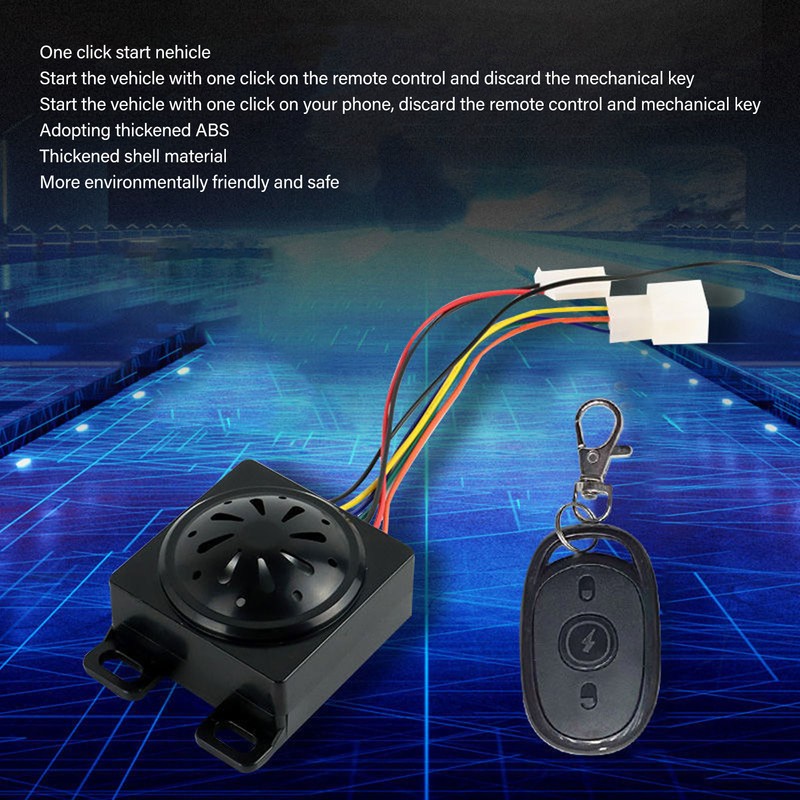 Electric Bike Anti Theft Alarm with Wireless Remote Control Electric