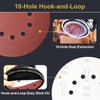 UQIPLB 40 PCS 9 Inch 10 Hole Sanding Discs 80