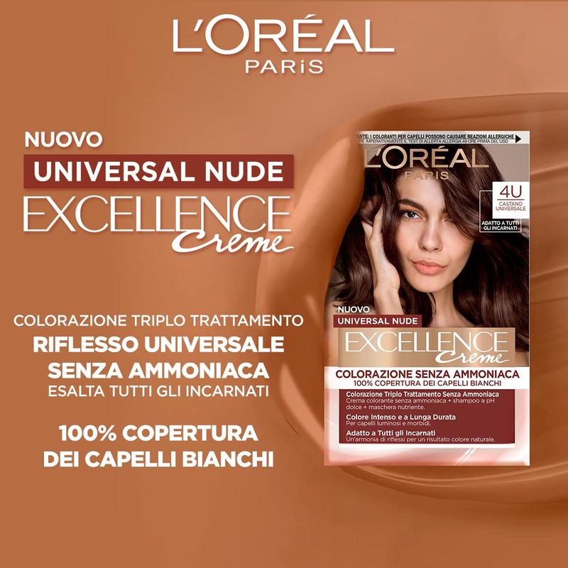 Colorazione Senza Ammoniaca 4u Castano Universal