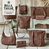 Bella Taylor Mini Crossbody Purse with Built In Wallet, Quilted