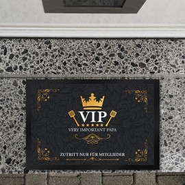 trendaffe Very Important Papa Doormat with VIP Motif
