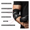Codera Rehabilitación Gogi Sport Elástica Gris Negro Para Crossfit Gym