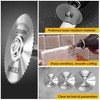 Kuenuilr Cutting Wheel for Drill 1/4 Inch Hex Shank Rotary