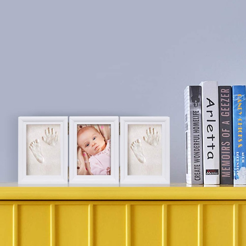 BabyIn Deluxe Casting Keepsake Kit für Baby Handprint oder Footprint