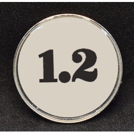 USGA Golf Rule 1.2 Ball Marker - Color: White