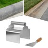 Landscape Curb Trowel, 201 Stainless Steel Concrete Curbing Trowel 5.9”