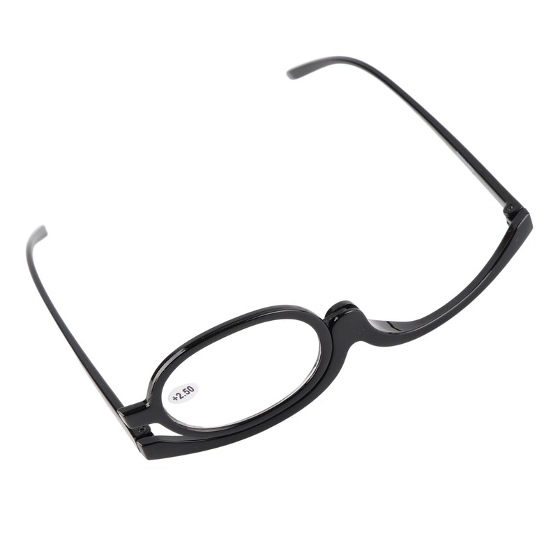 Magnifying Eye Makeup Glasses Women Stylish Flip Down Lens Cosmetic