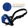 ILEPARK Nylon Muzzle to Prevent dogs Biting, Barking and Chewing,