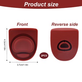 2pcs Water Bottle Top Lid Compatible with Owala FreeSip 24oz 32oz, Sealing Parts Replacement Stopper Silicone Plug Accessories for Owala Free Sip 19/24/32/40oz Seal Gasket Bottle Cap Mouth