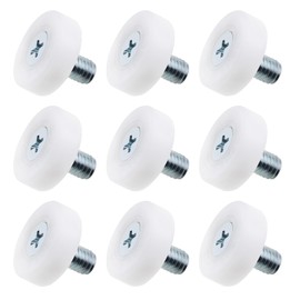 YINETTECH 20pcs 19mm Drawer Casters Drawer Roller Replacement Wheels Bearing Small Pulley Drawer Positioning Casters for Furniture DIY Spare Parts
