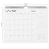 Jokotha 2025-2026 Wall Calendar, 18 Month Hanging Calendar from July