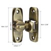 sourcing map 90/180 Degree Barn Door Lock, 2 Set No