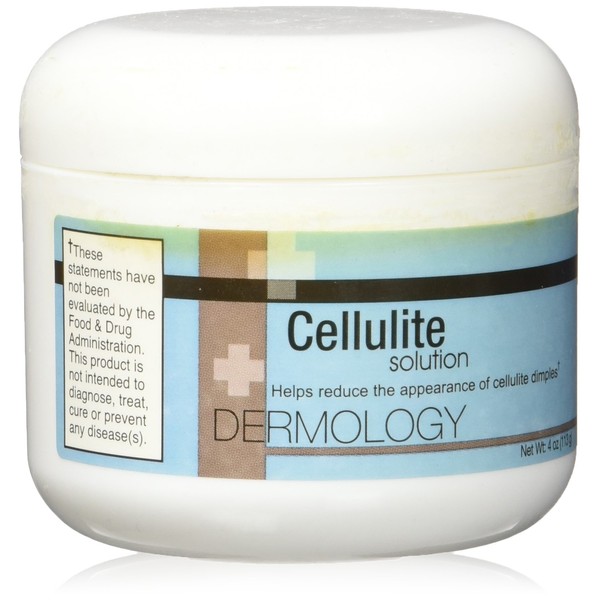 Dermology Cellulite Reduction Cream - Reduce Appearance of Cellulite, Get Rid of Cellulite Dimples ~ 4 oz. Tube