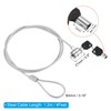 TOP-VIGOR 2Pcs 4 Ft Laptop Cable Lock, 1.2m Security Cables
