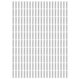 sourcing map 200Pcs 1.5 mm x 8 mm Dowel Pins, 304 Stainless Steel Cylindrical Shelves Support Pegs Locating Pin Shelf Fasten Elements for Bookshelf Cabinet Furniture Component (GB119), Silver