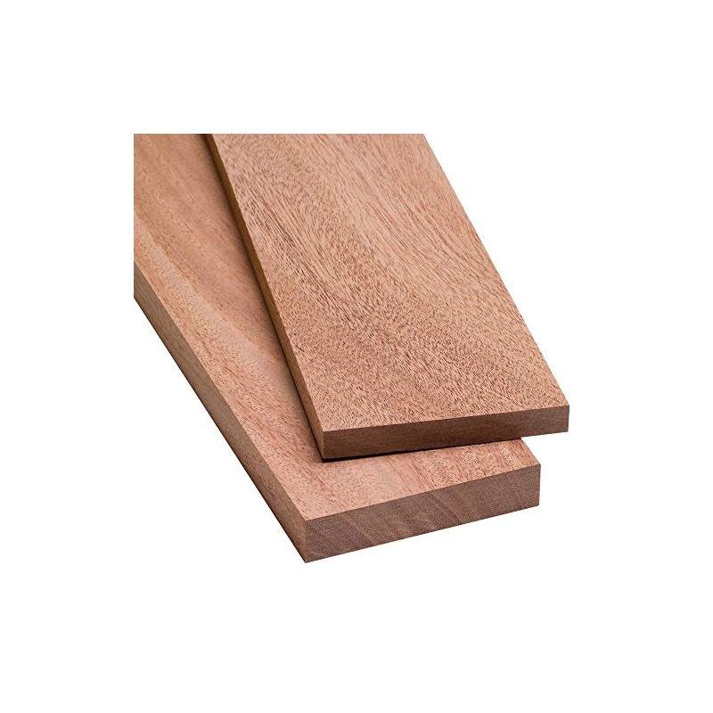 Eueasy African Mahogany Board, 1/8" x 3" x 24"
