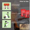 Namvo Fire Blanket, 1m*1m Suppression Flame Retardant Safety Blanket for