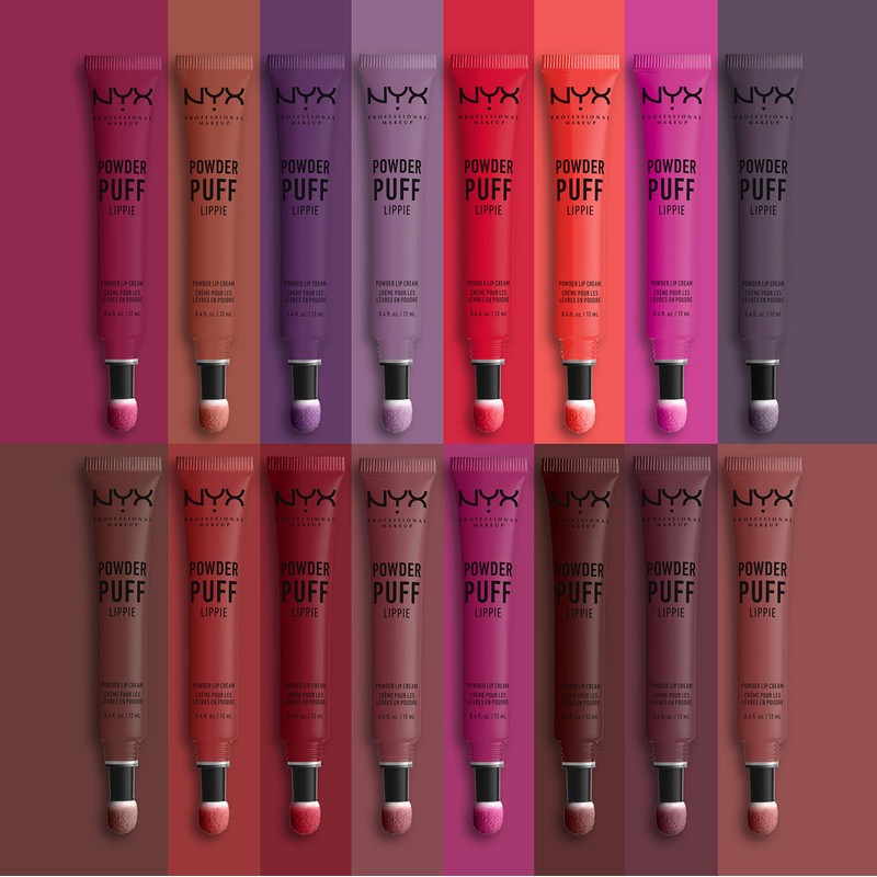 NYX Professional Makeup Powder Puff Lippie Liquid Lipstick-Moody, 0.021 kg