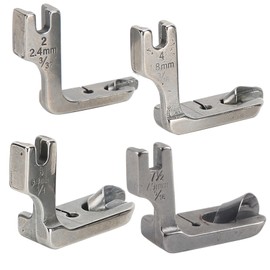 4PCs Presser Foot Sewing Machine Accessories Durable Crafts Stainless Steel Hemming Folding