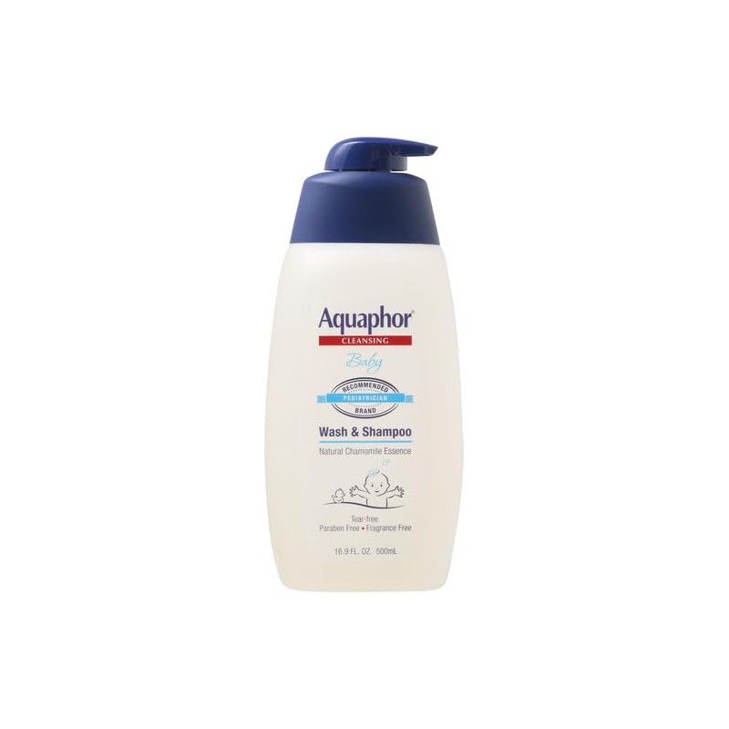 Aquaphor Baby Wash & Shampoo 16.9 Fluid Ounce