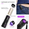 ESCO LITE 2 Packs Black Light Flashlight, 12LED 395nm UV