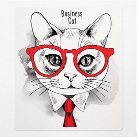 Decal Stickers of Cat Business Premium Indoor (No Waterproof) Vinyl Decal Stickers for Laptop Phone Accessory Helmet Car Window Mug Tuber Cup Door Wall Decoration NVCVER3g22420BL