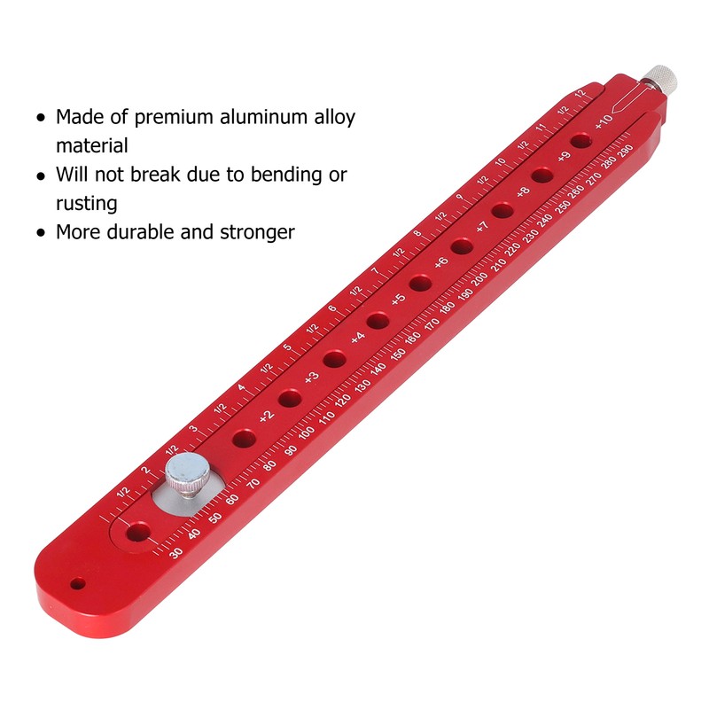 Woodworking Circle Ruler Aluminium Alloy Adjustable Woodworking Circular Drawing Tool