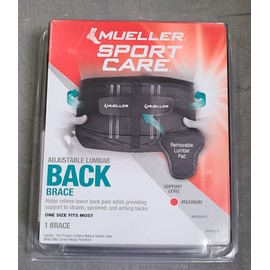 Mueller Adjustable Back Support with Lumber Pad