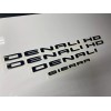 EmblemsPlus 2019-2024 GMC Sierra DENALI HD Emblem Overlay Decal Letters