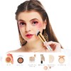 Docolor Makeup Brush Set, 2 Pieces, Foundation Brush, Concealer Brush,