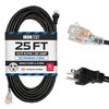 Iron Forge Cable 25 Ft Extension Cord - Nema 5-20