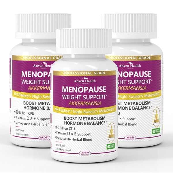 Anven Health Akkermansia Probiotic for Menopause - 60 Billion CFU